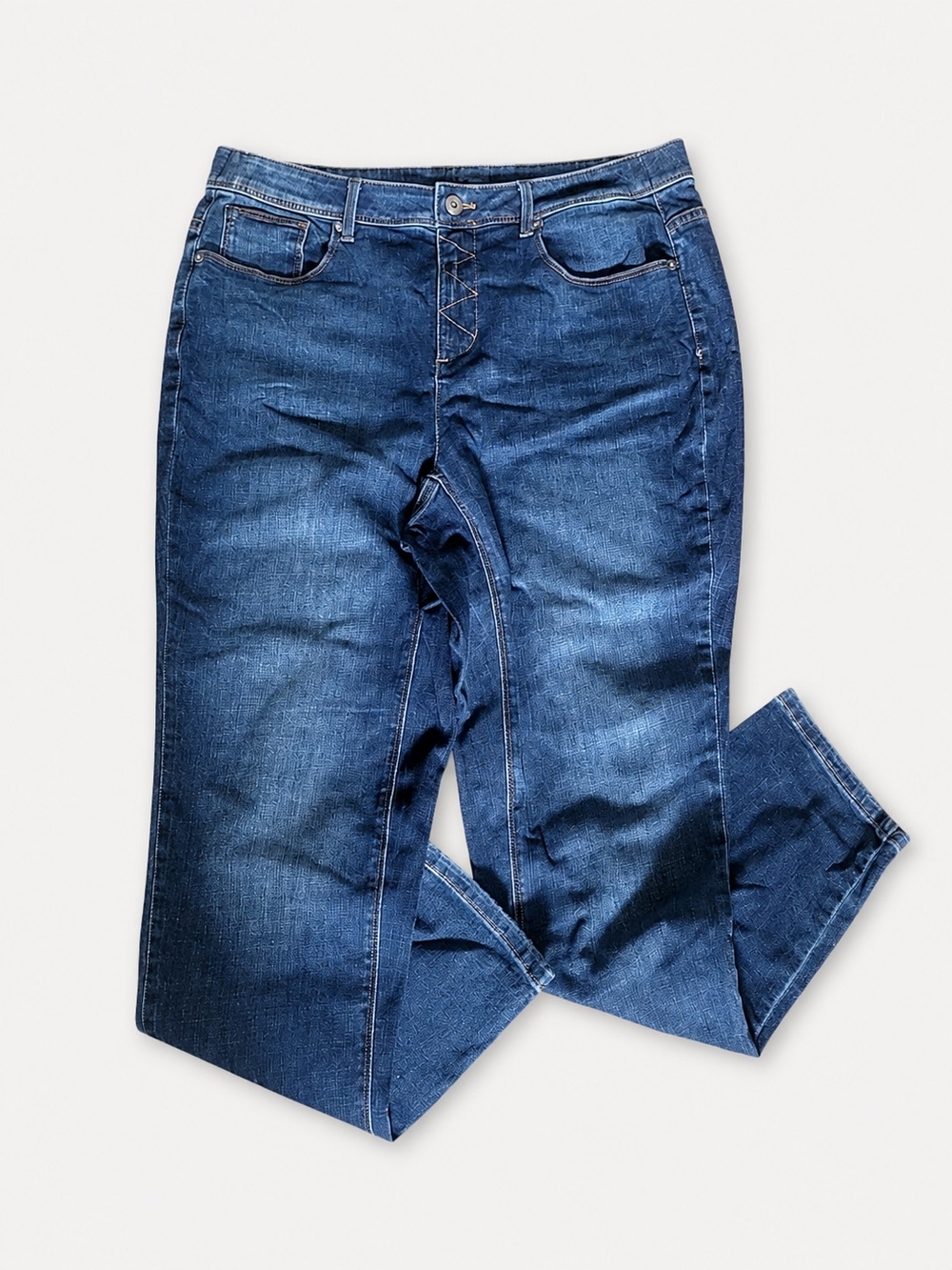 J. Jill Women's Straight-Leg Jeans in Indigo Blue 16P